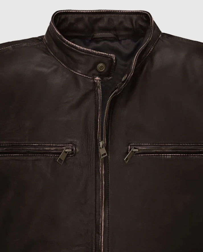 Mark Wahlberg Contraband Leather Jacket