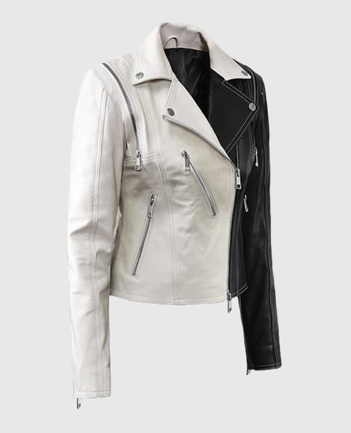 Women's Moto Twister Leather Jacket