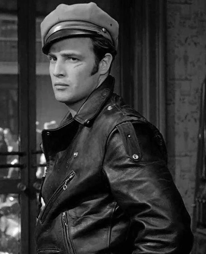 Marlon Brando The Wild One Leather Jacket