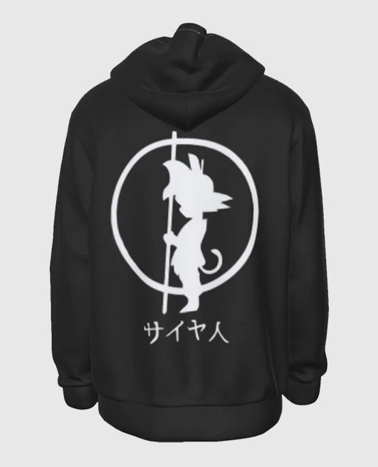 Dragon Ball Z White Shadow Kid Goku Hoodie