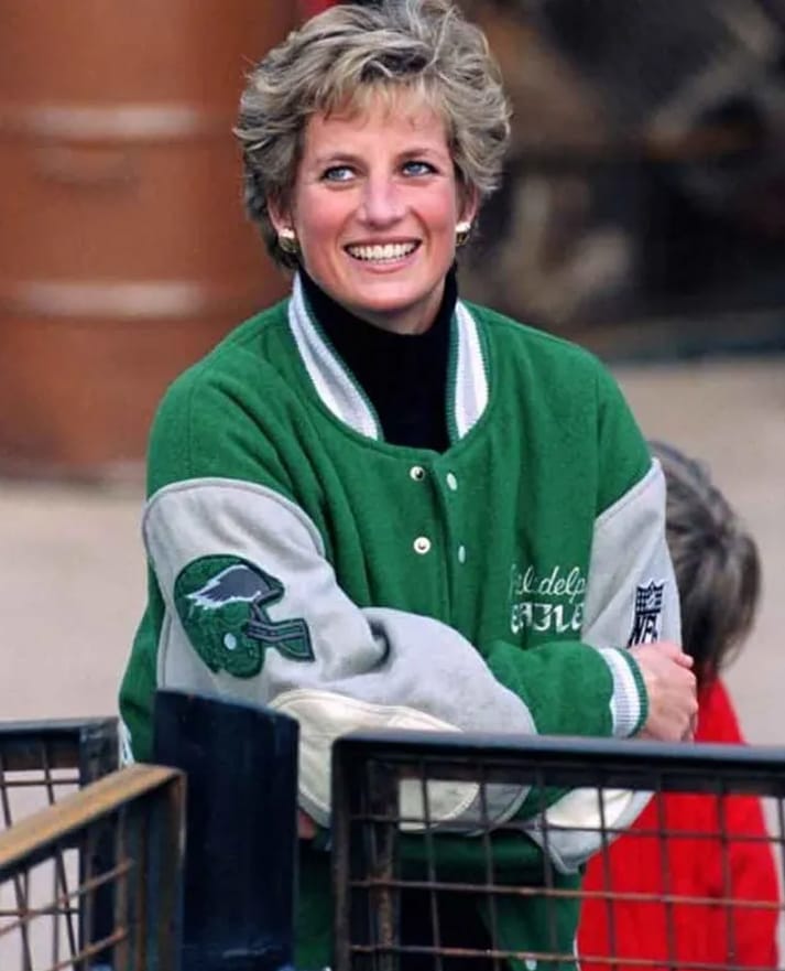 Princess Diana Philadelphia Eagles Jacket