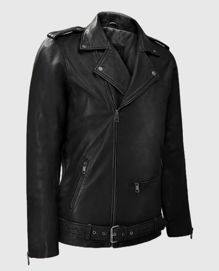 Men's Rutland Black Riding Leather Jacket