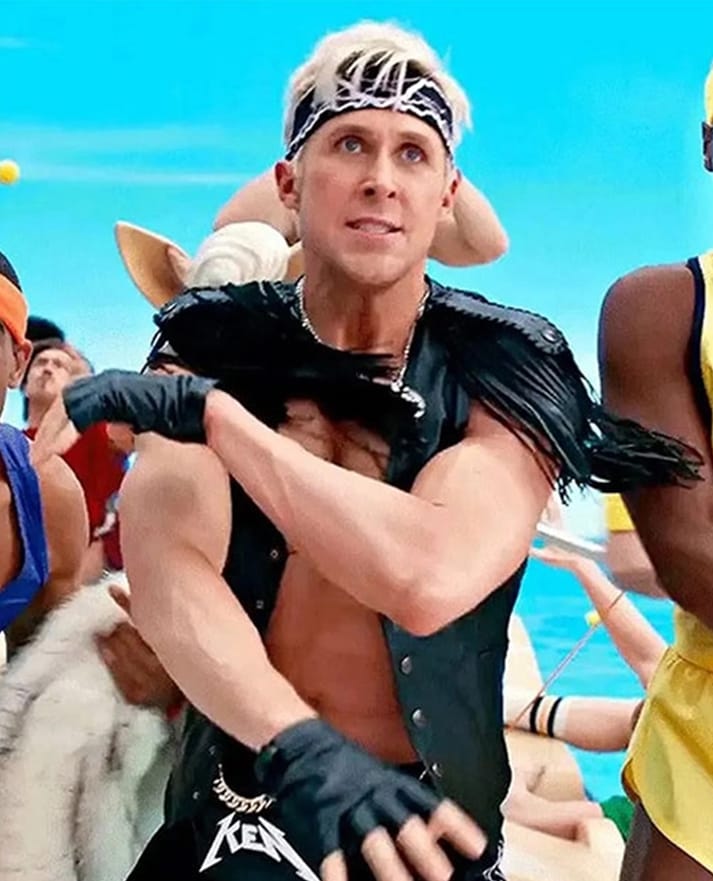 Ryan Gosling Barbie Leather Vest
