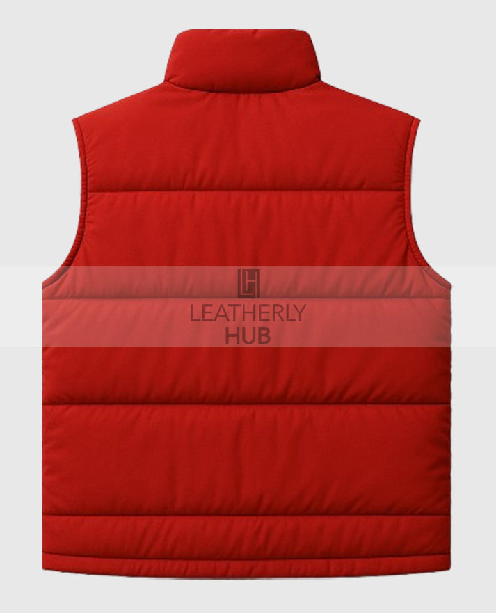 Back to the Future Marty McFly Puffer Vest Red