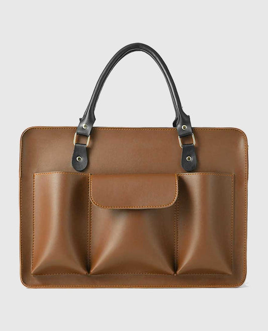 Fizzy Laptop Bag Brown