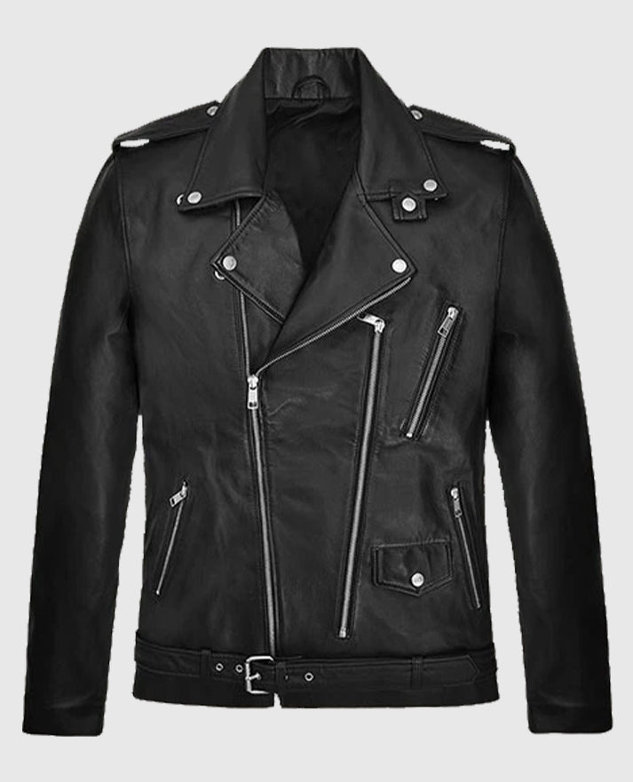 Bruno Mars Leather Biker Jacket