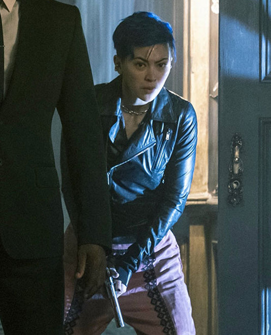 Jessica Henwick The Matrix Resurrections Leather Jacket