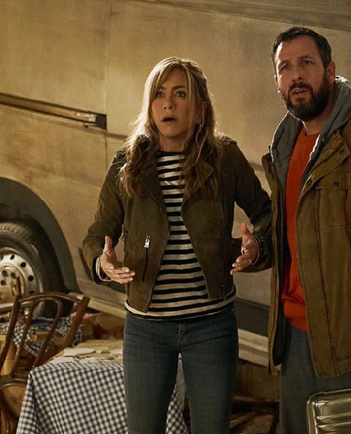 Jennifer Aniston Murder Mystery 2 Leather Jacket