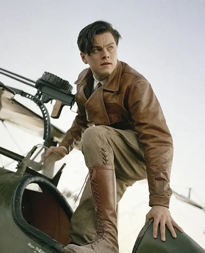 Leonardo DiCaprio The Aviator Leather Jacket