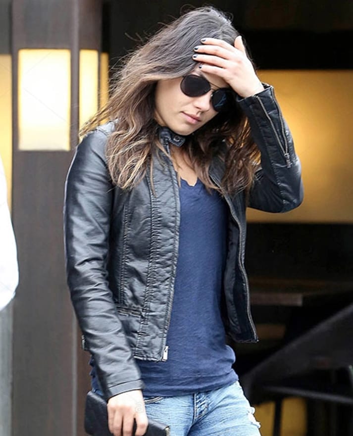 Mila Kunis Leather Jacket