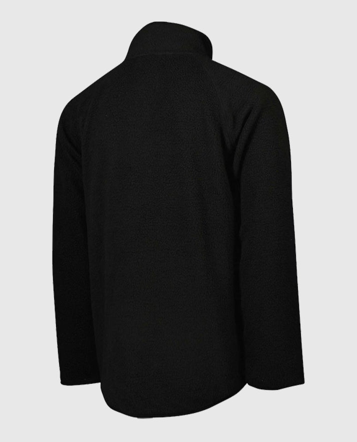 Barcelona Pile Raglan Black Jacket