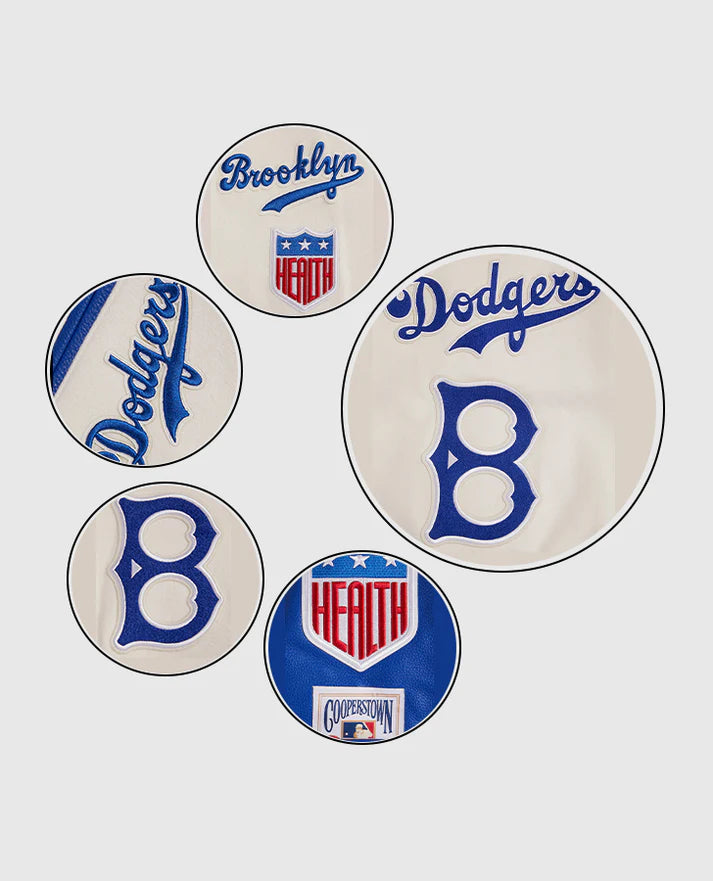 MLB Brooklyn Dodgers Classic Men's Rib Wool Varsity Jacket