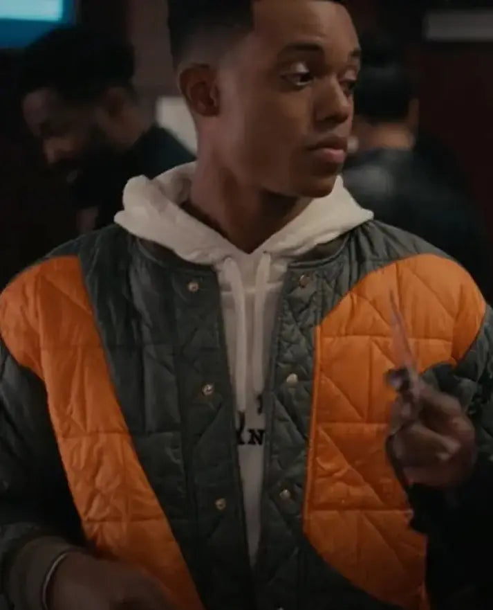 Jabari Banks Bel-Air 2022 Quilted Jacket