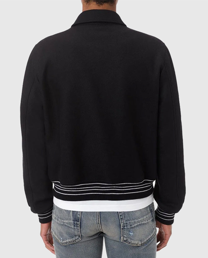 Amiri Bones Letterman Wool Jacket