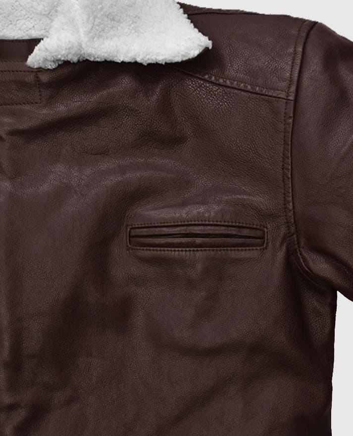 Thick Goat Brown Washed and Wax Tom Hardy Trench Coat