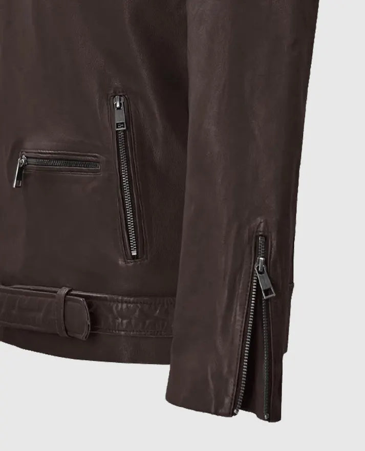 Men's Rutland Brown Riding Leather Jacket