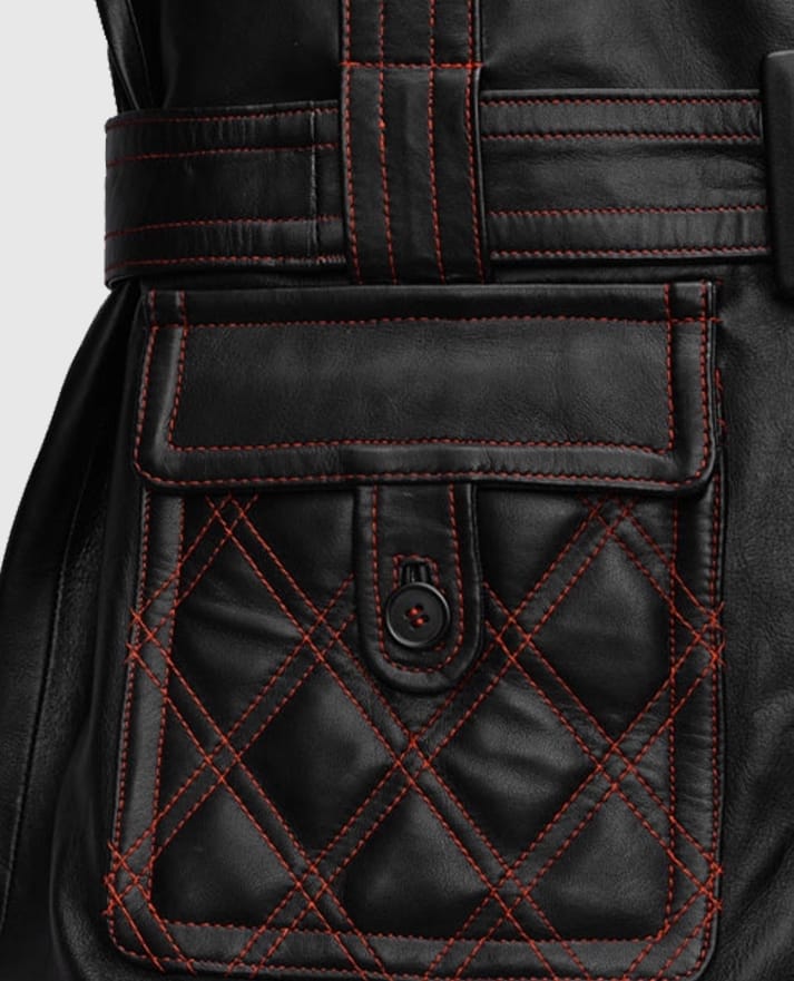 Elvis Presley Leather Long Coat