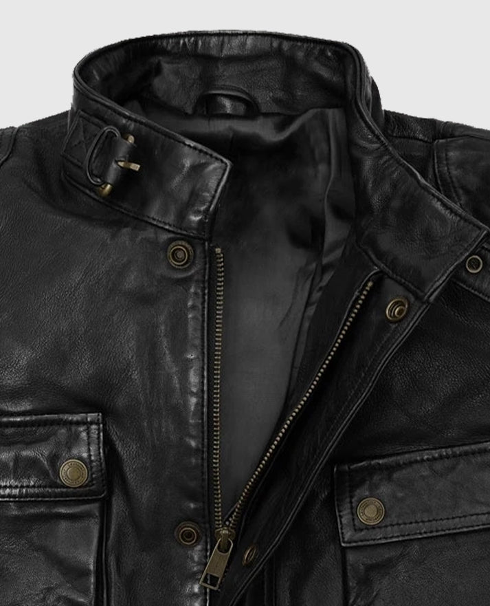 Brad Pitt Benjamin Button Leather Jacket