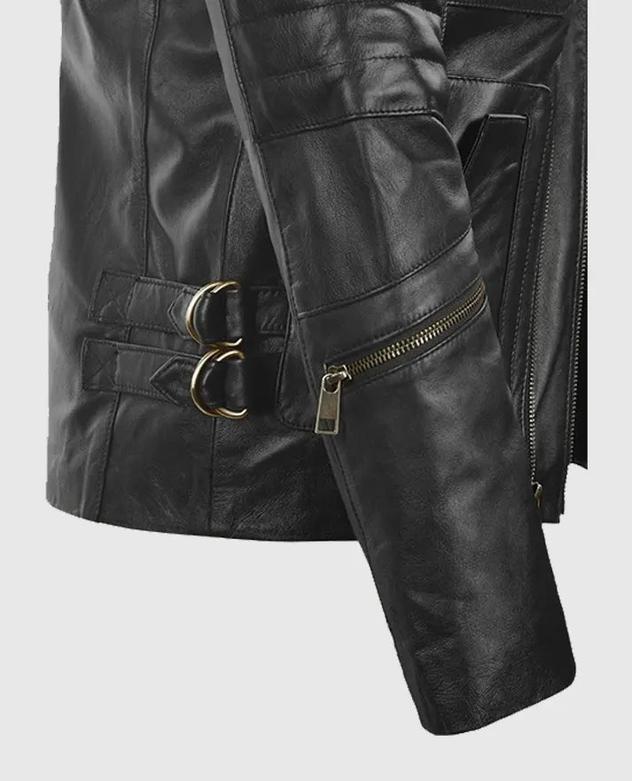Men’s Classic Black Leather Jacket