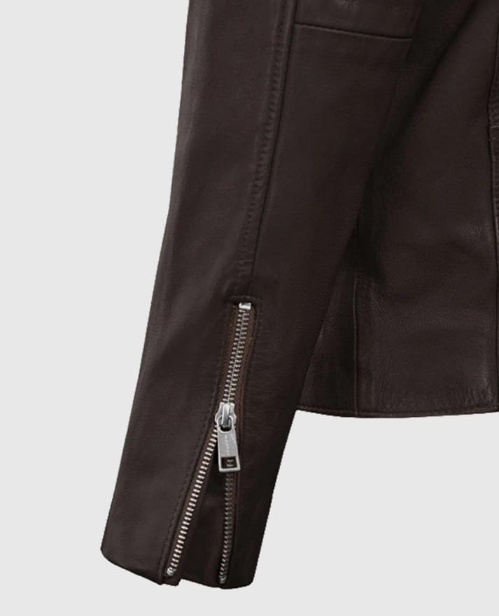 Men's Motorad Brown Biker Leather Jacket