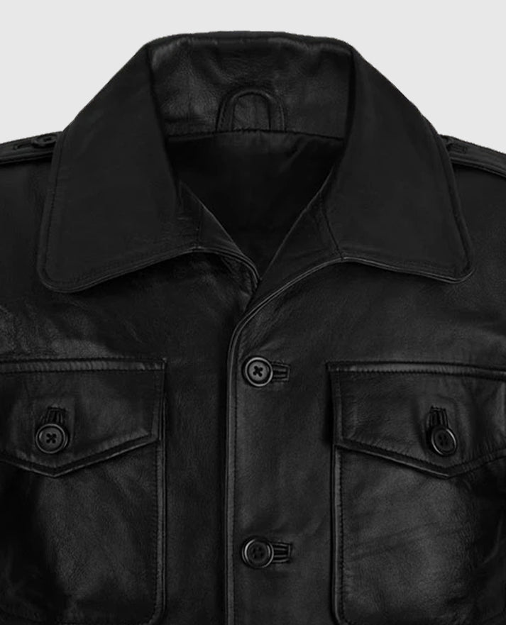 Brad Pitt Friends Season 8 Leather Jacket