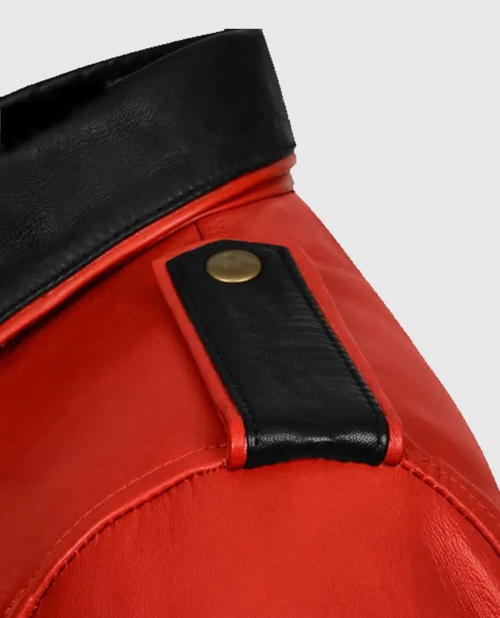 Men’s Red Native Leather Jacket