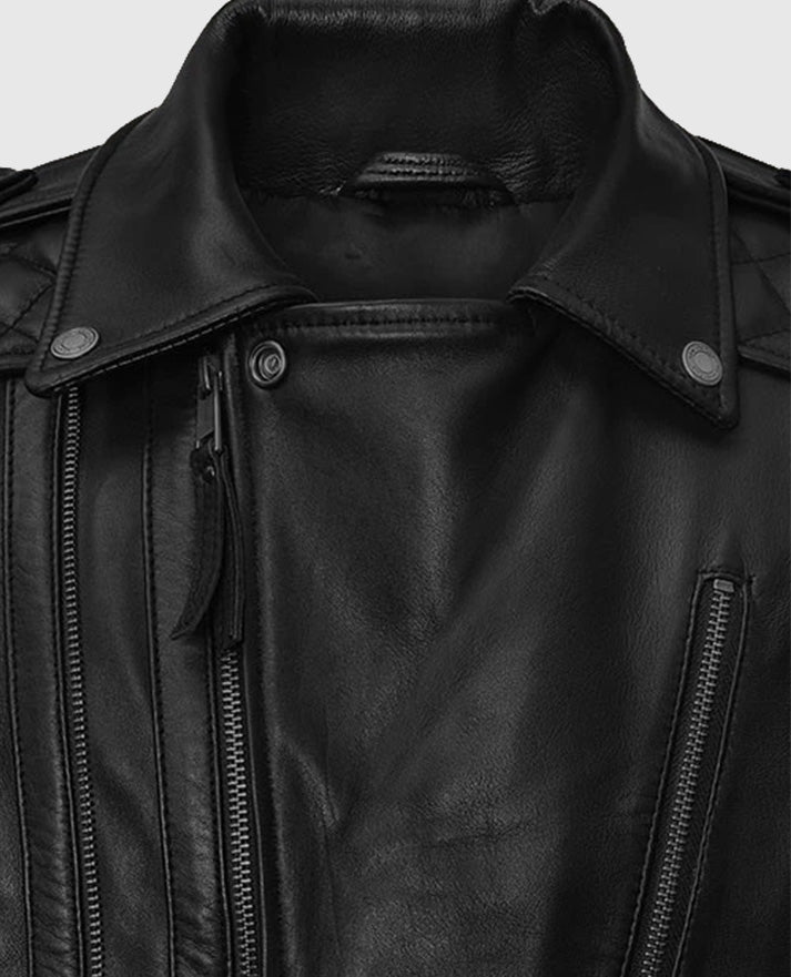 Kevin Durant Black Leather Jacket