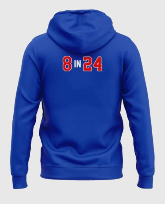 8 In 24 Dodgers Blue Pullover Hoodie