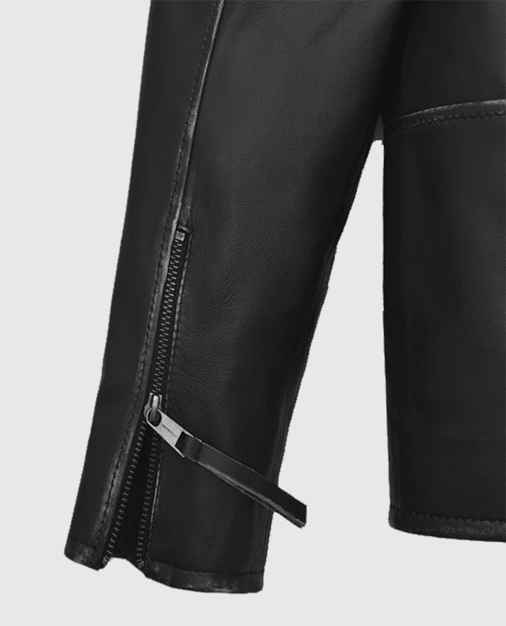 Bradley Cooper Burnt Leather Jacket