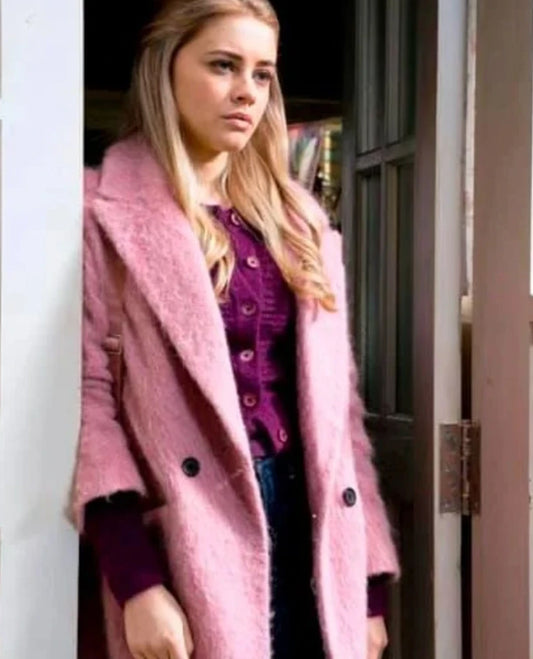 After We Fell Josephine Langford Pink Coat
