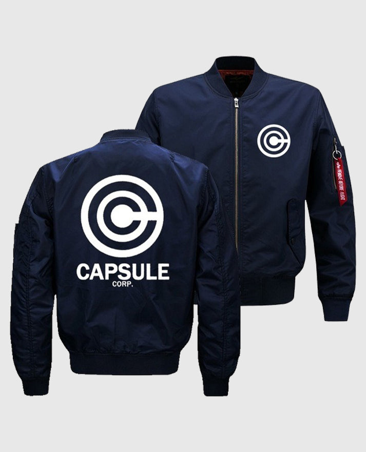 Capsule Corp Blue Bomber Jacket