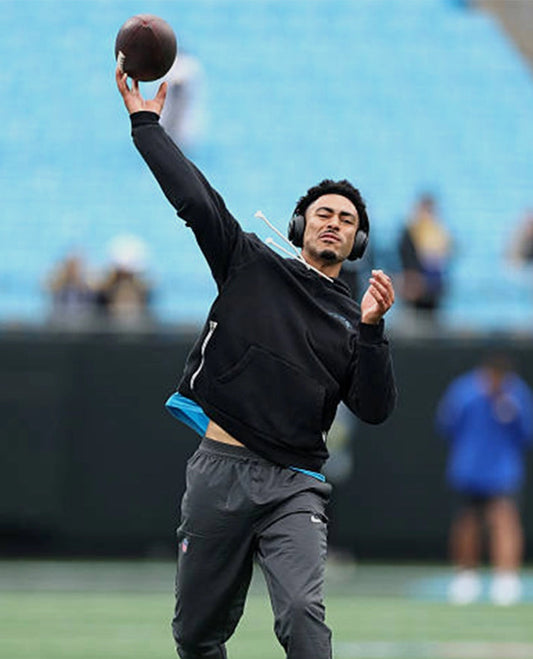 Carolina Panthers Sideline Club Black Hoodie