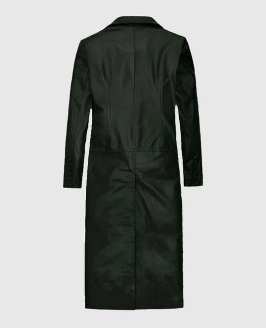Chelsea Leather Long Coat