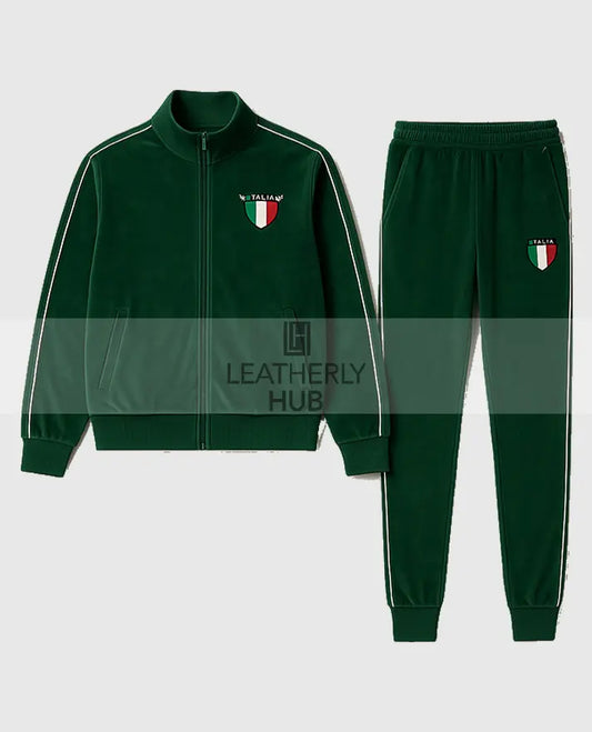 Jason Kelce Italia Green Tracksuit
