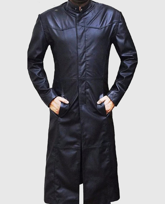 Keanu Reeves Black Trench Coat