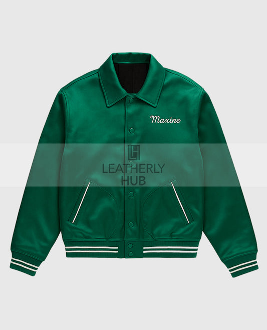 MaXXXine 2024 Mia Goth Green Jacket