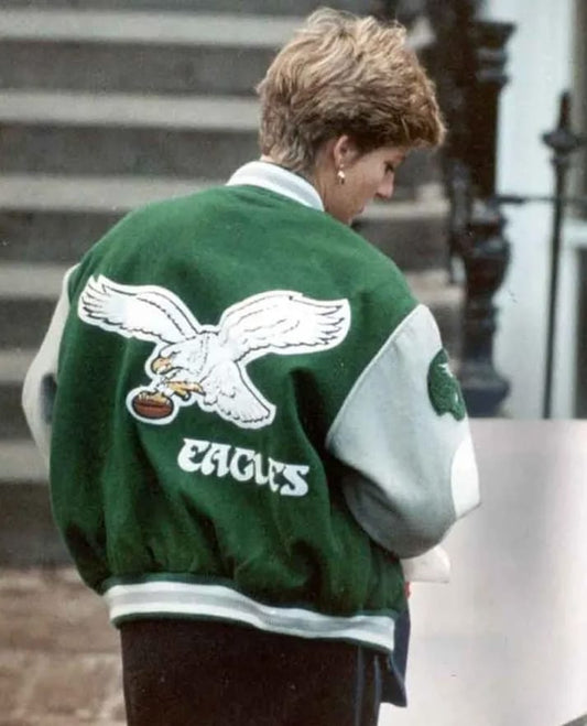 Princess Diana Philadelphia Eagles Varsity Jacket