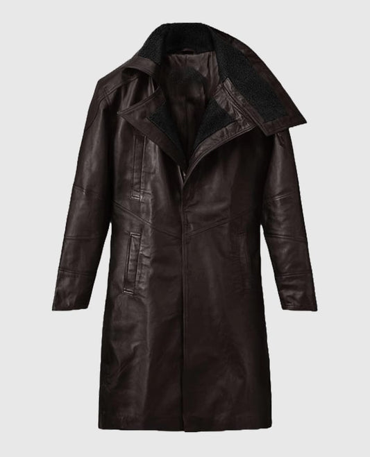 Ryan Gosling Blade Runner 2049 Brown Leather Long Coat
