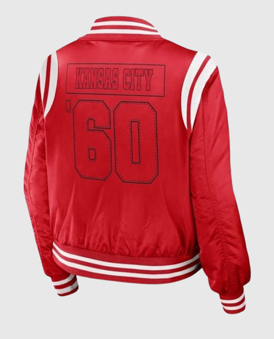 Taylor Swift Super Bowl LVIII Chiefs Jacket