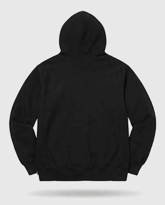 Supreme Cross Box Logo Black Pullover Hoodie