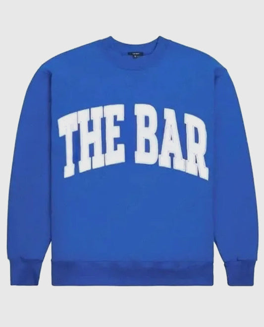 The Bar Varsity Blue Sweatshirt