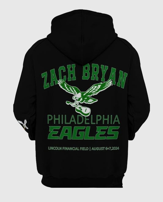 Zach Bryan Eagles Black Hoodie