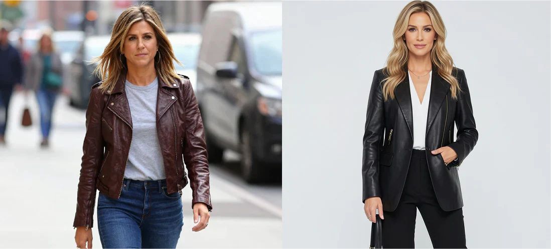 Jennifer Aniston Iconic Jackets and Outfits From Movies and TV Shows