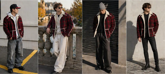 How to Wear the Deadpool Red Plaid Jacket Casually