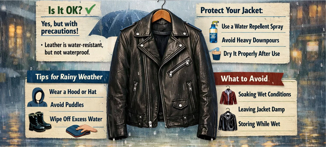 Care Guide 2026: Can You Still Wear a Leather Jacket in the Rain?