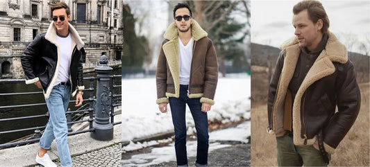 How to Rock a Men’s Shearling Leather Jacket: Best Styling Tips