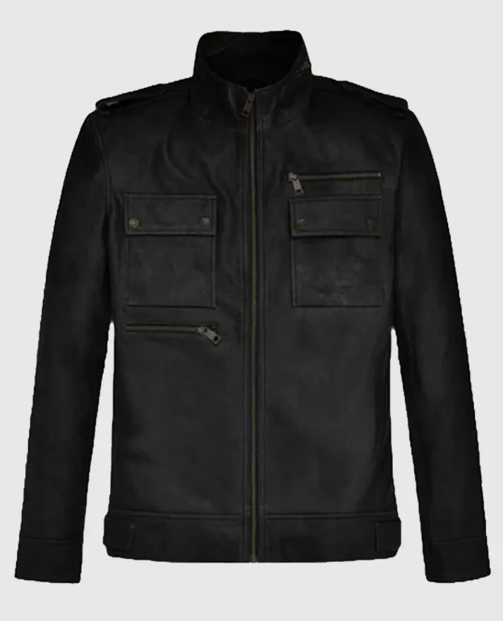 Tactical Field Leather Jacket