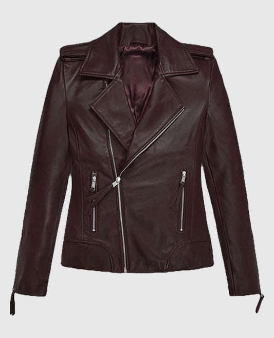 Burgundy Teenage Mutant Ninja Turtles 2 Megan Fox Jacket