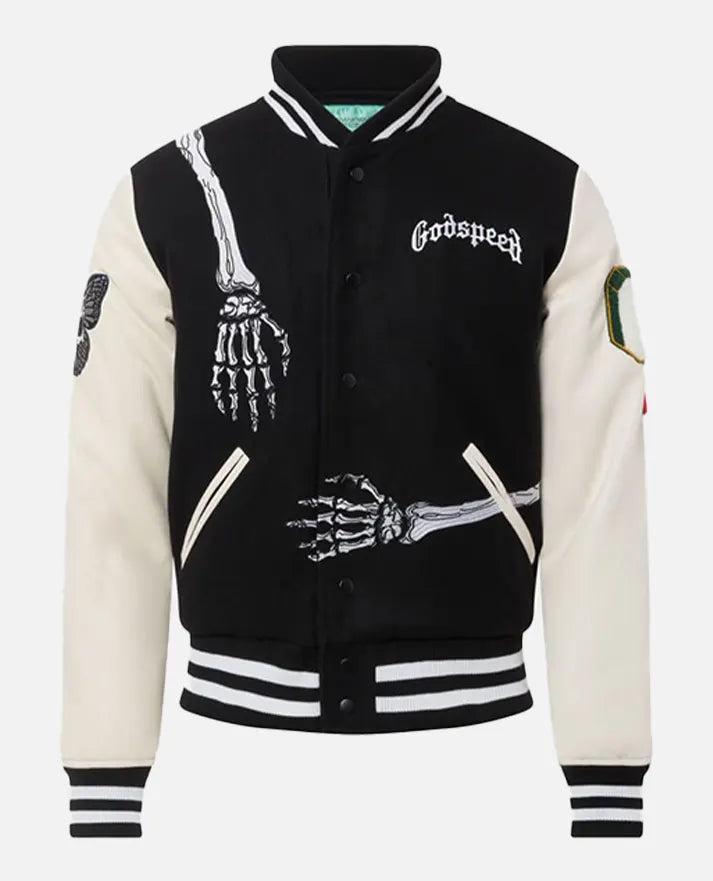 Godspeed Skull Rod Bomber Halloween Jacket