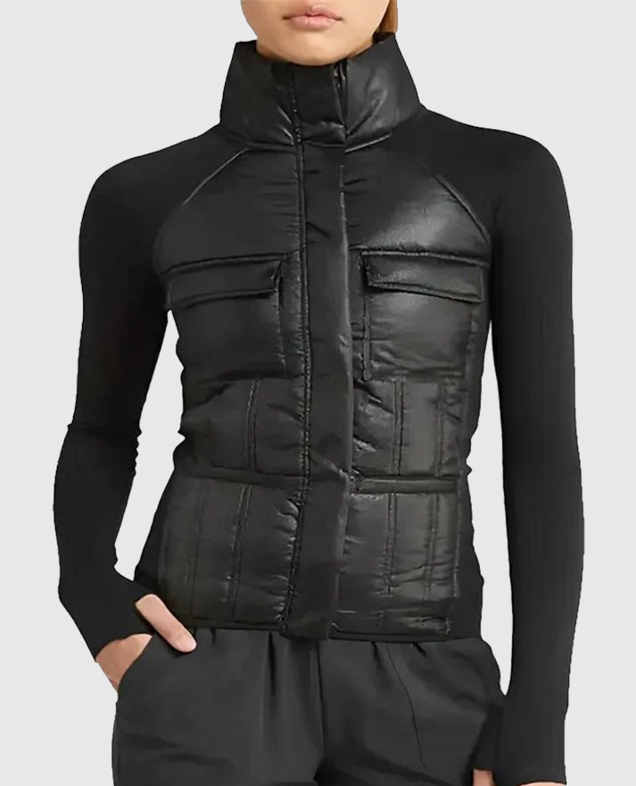 Zella Hybrid Black Jacket